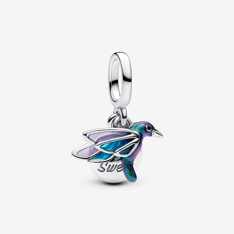 HUMMINGBIRD DOUBLE DANGLE CHARM 793746C01