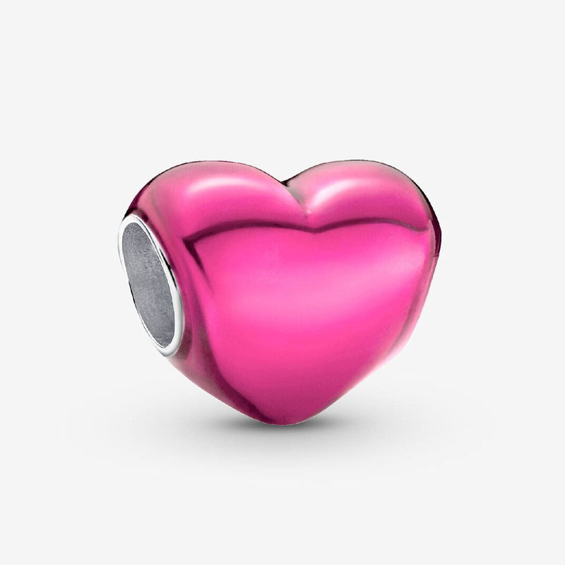 793337C03 METALLIC PINK HEART CHARM – Hemstock's Jewellers