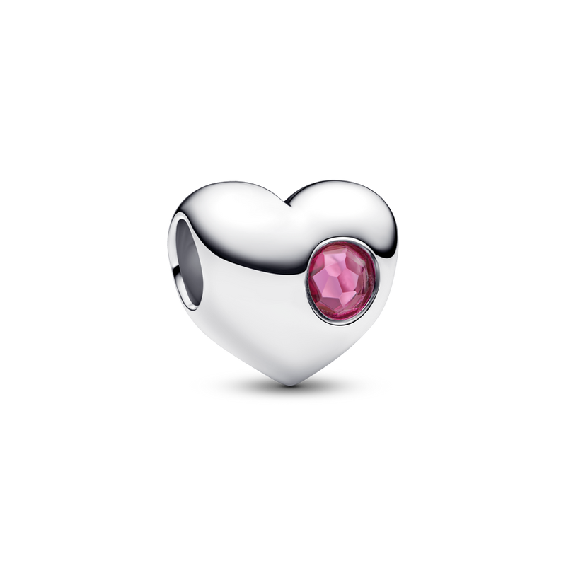 Engravable heart sterling silv