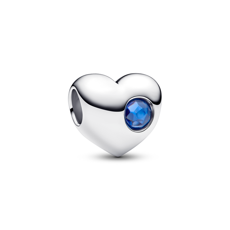 Engravable heart sterling silv