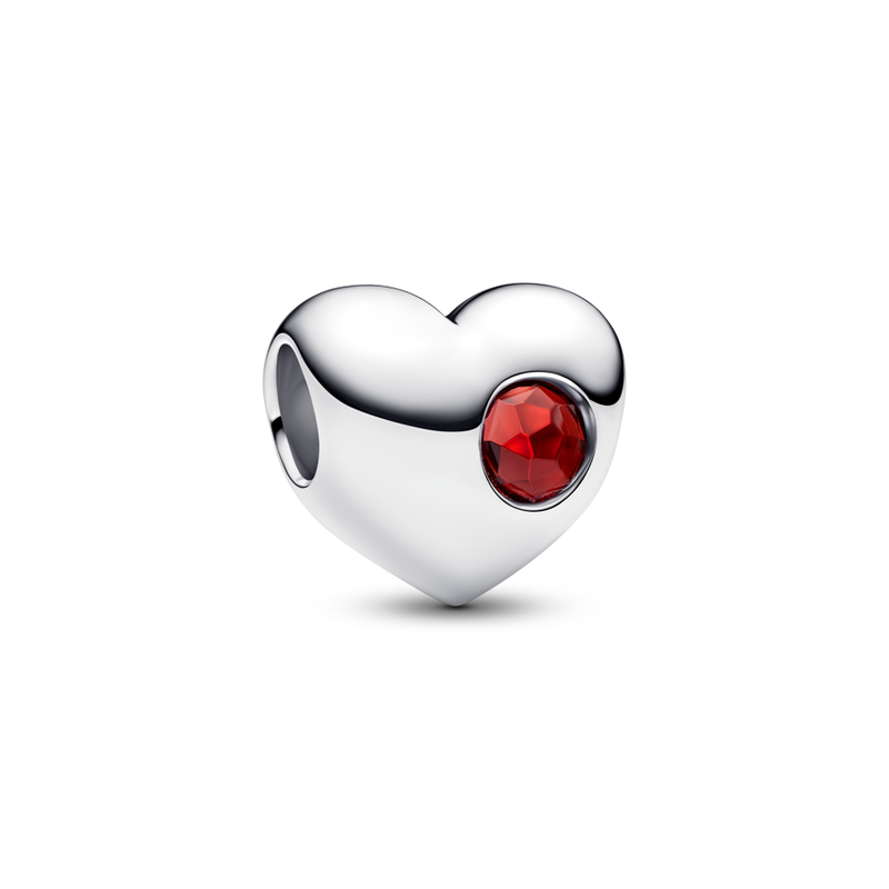 Engravable heart sterling silv