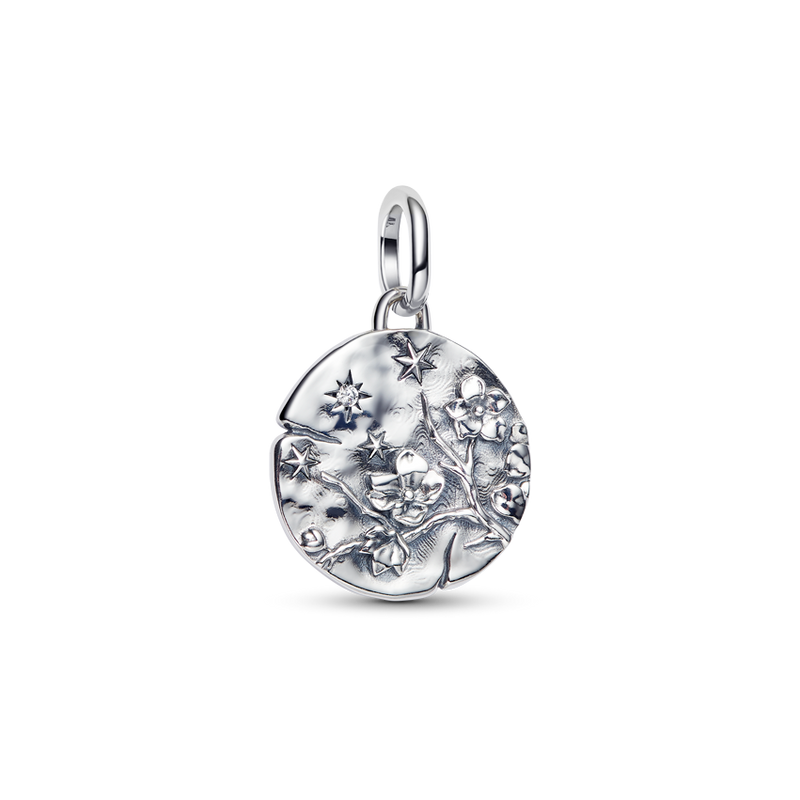 Cherry Blossom Medallion Charm