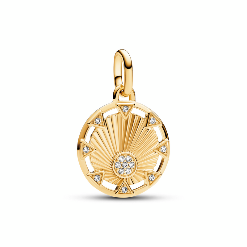 PANDORA ME POWER OF THE LIGHT SUN MEDALLION CHARM