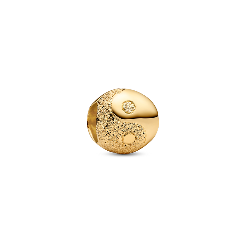Textured Yin and Yang Mini Charm
