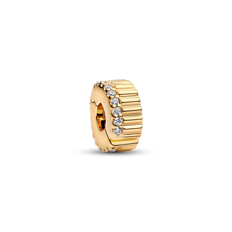 Ribbed Clip Charm