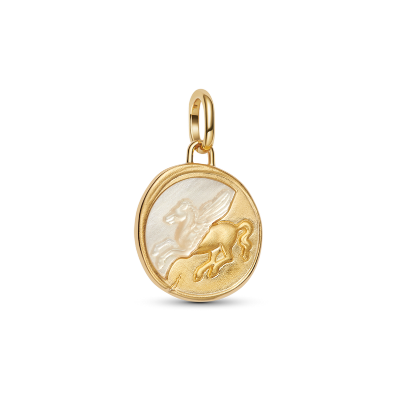 Pegasus Medallion Charm