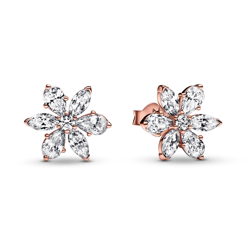 SPARKLING HERBARIUM CLUSTER STUD EARRINGS