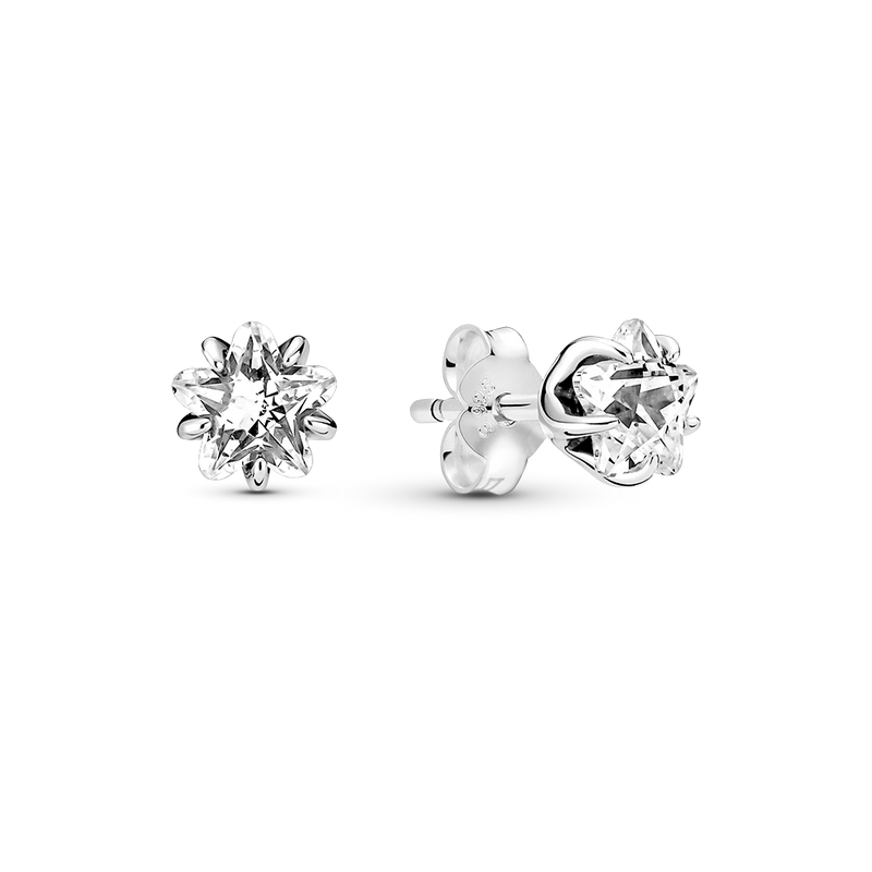 CELESTIAL SPARKLING STAR STUD EARRINGS