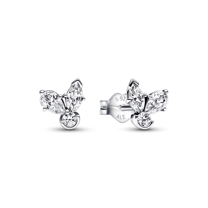 SPARKLING HERBARIUM CLUSTER STUD EARRINGS