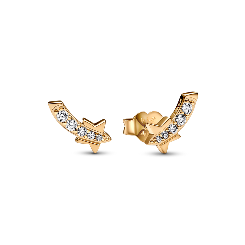 SHOOTING STAR PAVÉ STUD EARRINGS