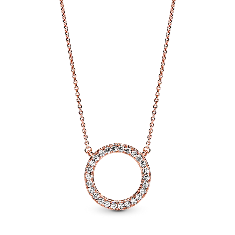 CIRCLE OF SPARKLE NECKLACE