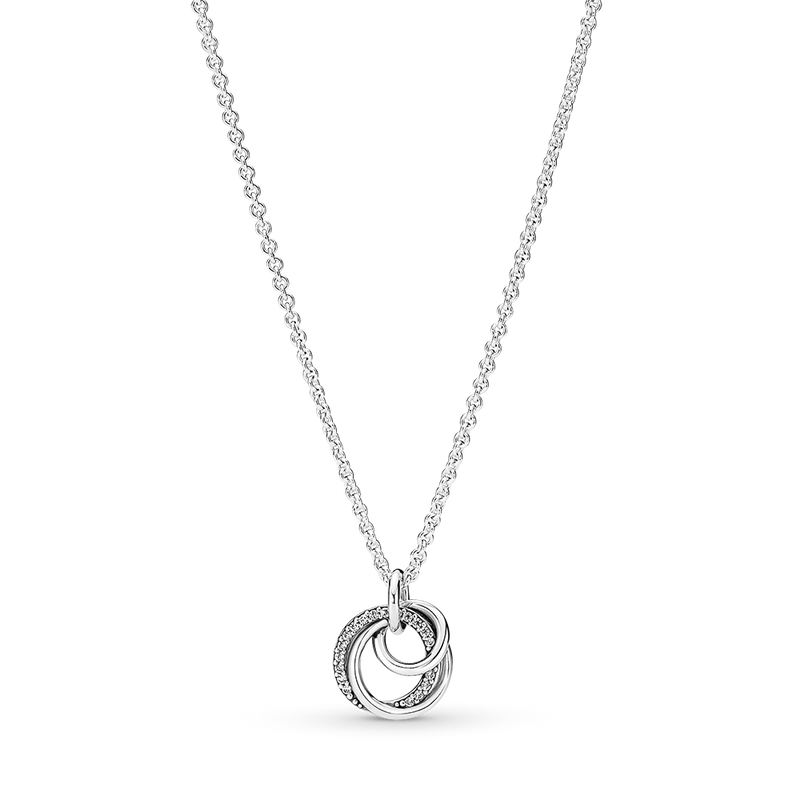 FAMILY ALWAYS ENCIRCLED PENDANT NECKLACE