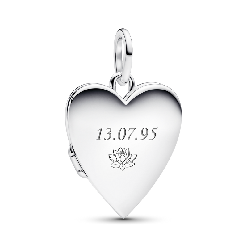 Engravable Openable Heart Tag Pendant