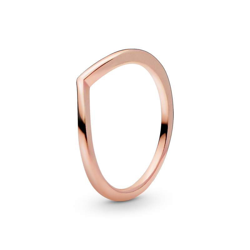 POLISHED WISHBONE RING