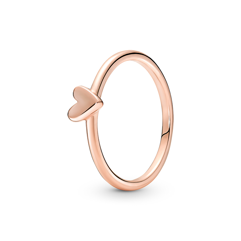 ROSE FREEHAND HEART RING