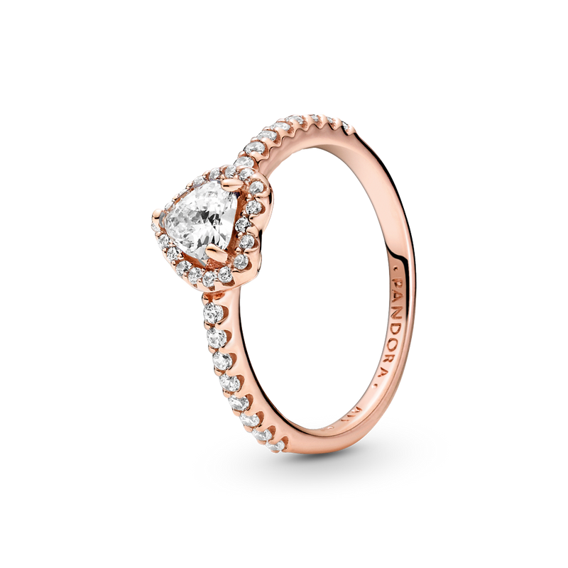 ELEVATED HEART RING
