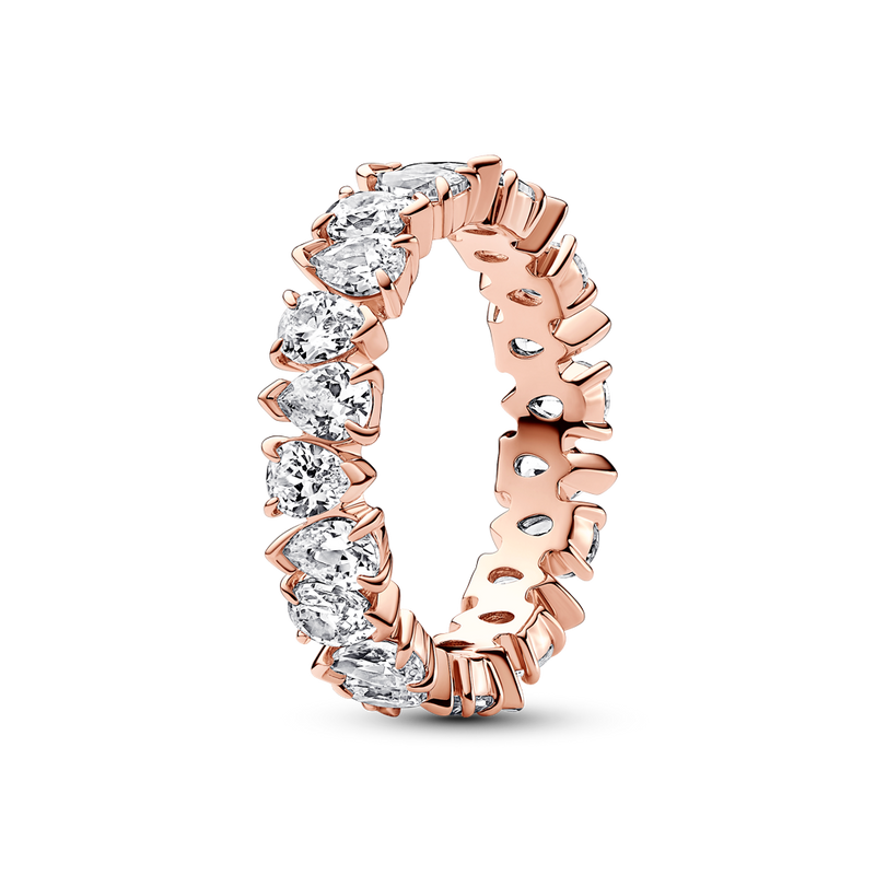 Alternating Sparkling Band Ring
