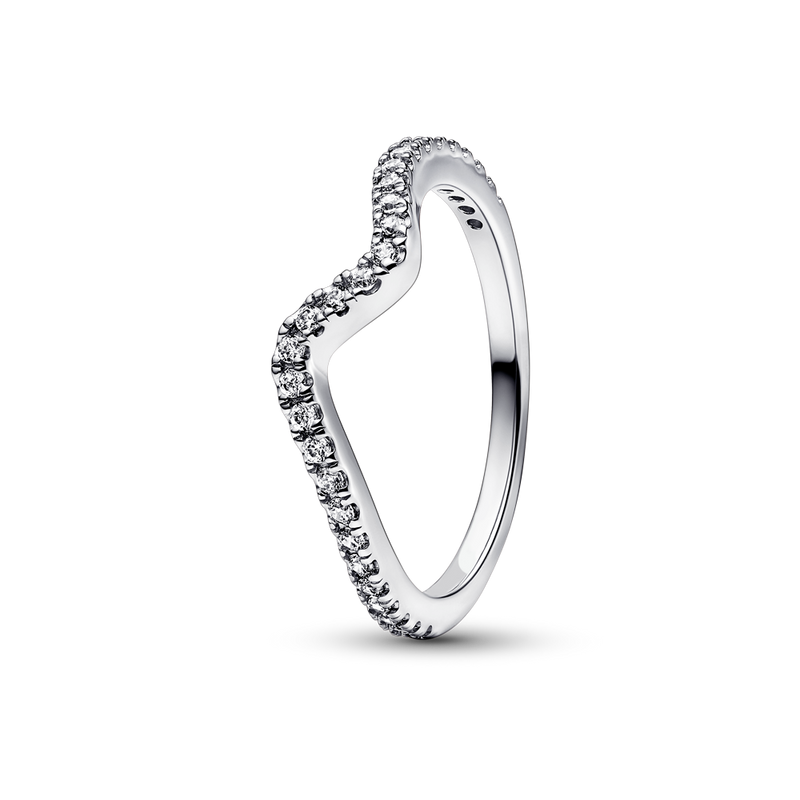 SPARKLING WAVE RING
