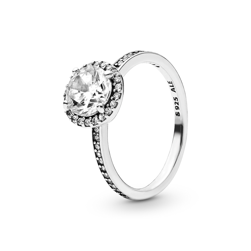 ROUND SPARKLE HALO RING