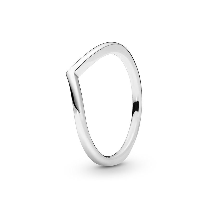POLISHED WISHBONE RING