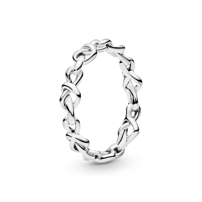 KNOTTED HEARTS RING