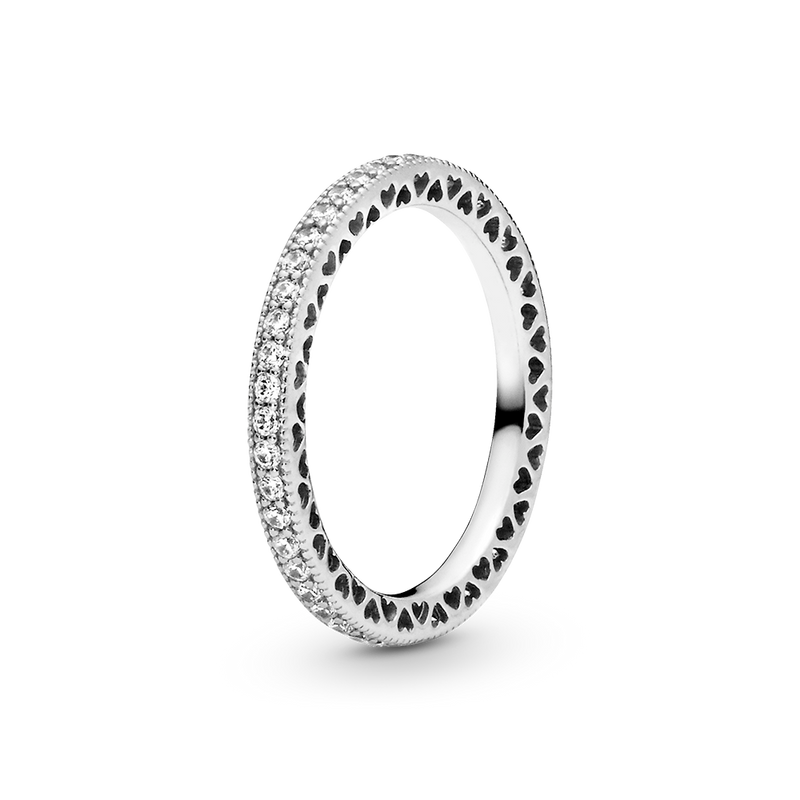 SPARKLE & HEARTS RING