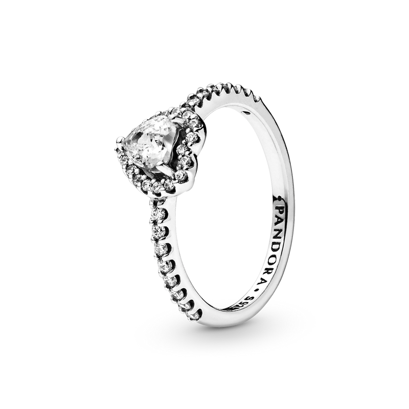 ELEVATED HEART RING
