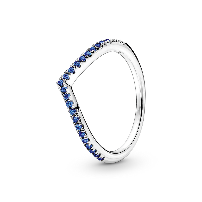 PANDORA TIMELESS WISH SPARKLING BLUE RING