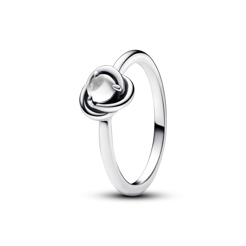 APRIL BIRTHSTONE ETERNITY CIRCLE RING