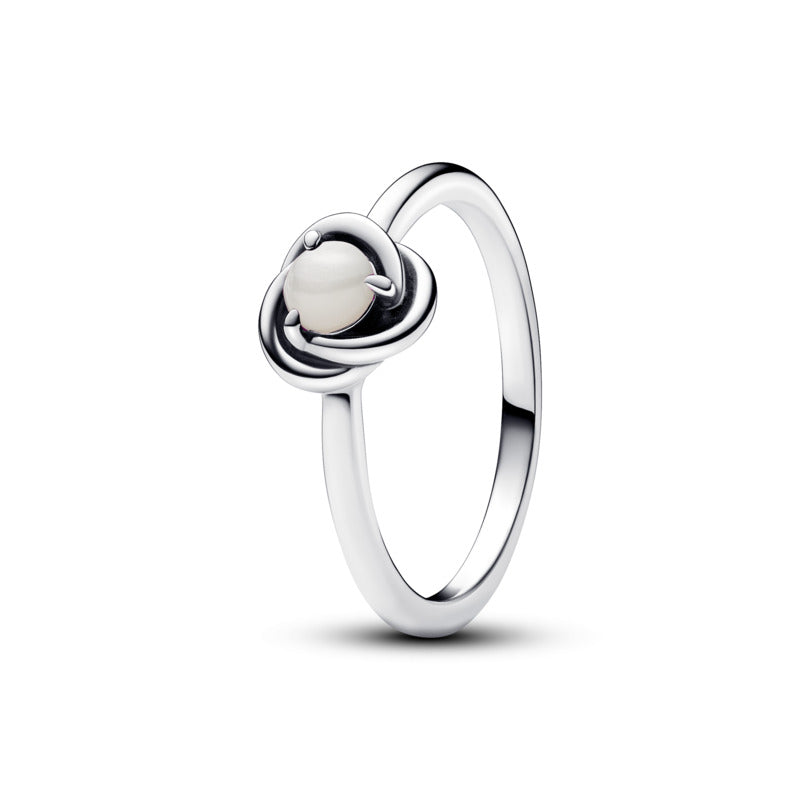 JUNE BIRTHSTONE ETERNITY CIRCLE RING