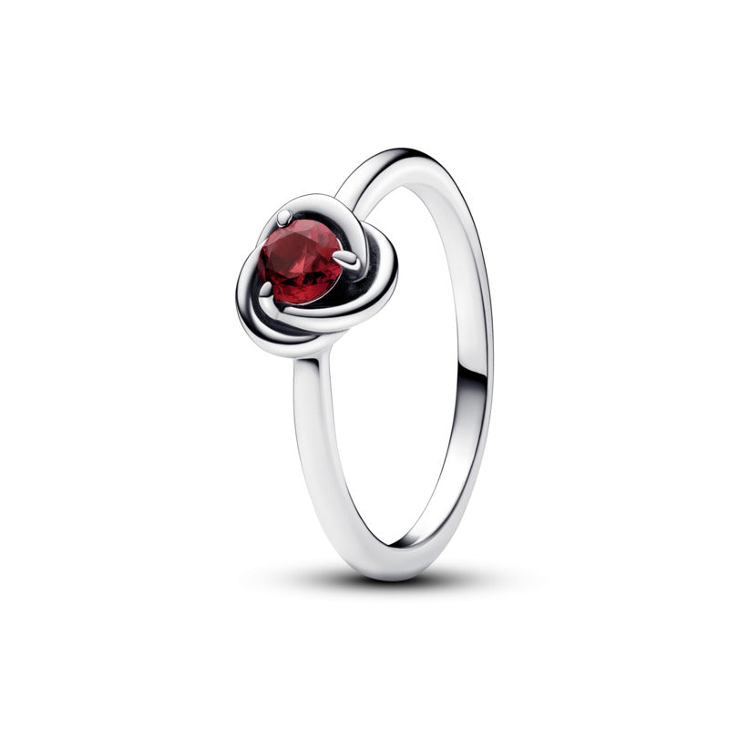 JULY BIRTHSTONE ETERNITY CIRCLE RING