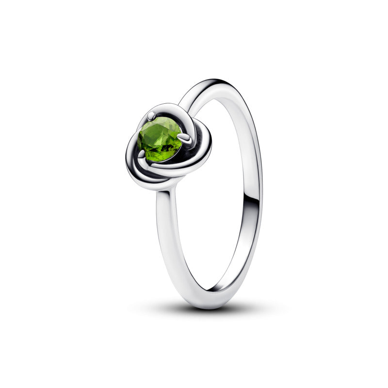 AUGUST BIRTHSTONE ETERNITY CIRCLE RING