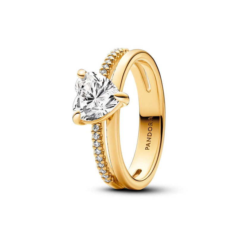 Double Band Heart Ring - Size 56 – Hemstock's Jewellers