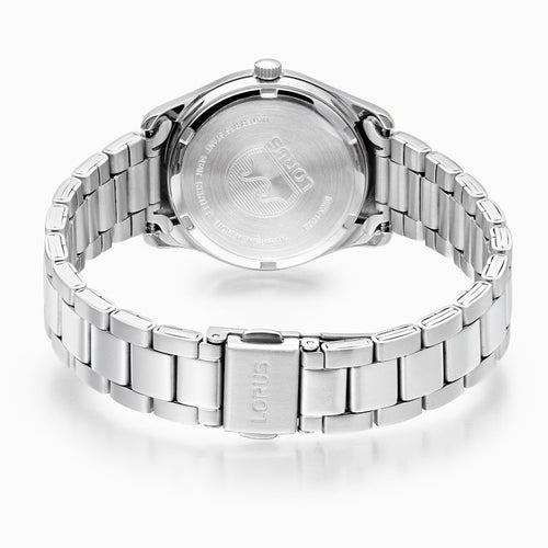 Lorus Ladies Green Dial Stainless Steel Bracelet Watch RG245XX9