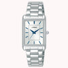 Lorus Ladies Rectangle Silver Dial Bracelet Watch RG285VX9