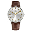 Rotary Gents 1895 Brown Leather Strap Quartz Watch RGS10011/06