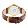 Rotary Gents Gold Tone 1895 Brown Strap Quartz Watch RGS10013/03