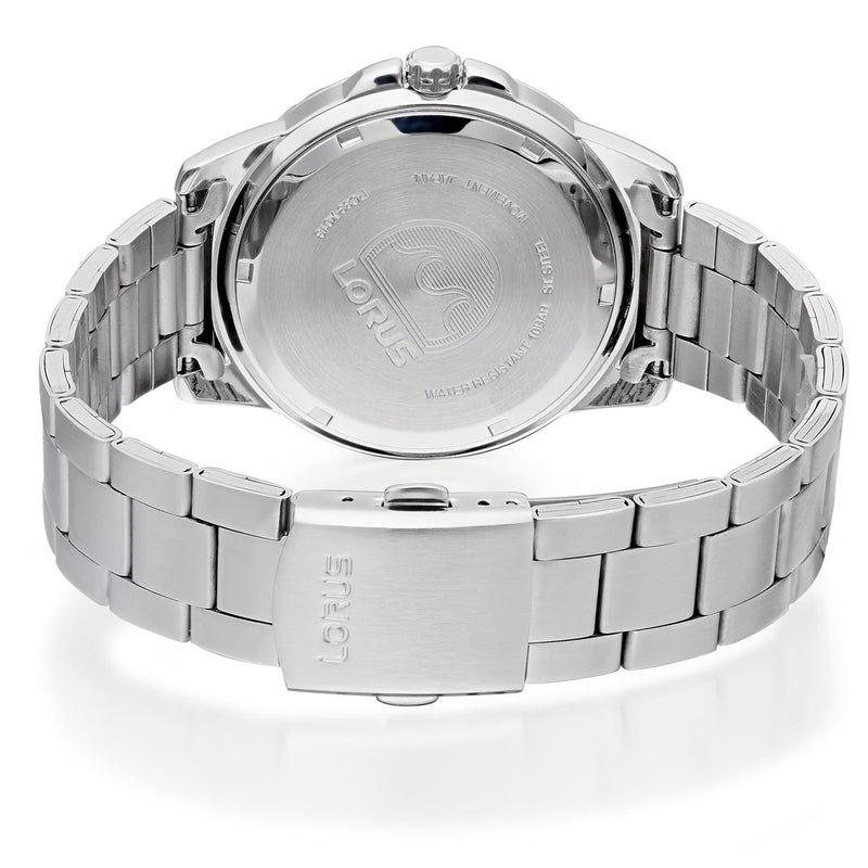Lorus Gents Orange Dial Sports Bracelet Quartz Watch RH361AX9