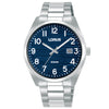 Lorus Gents Stainless Steel Blue Dial Bracelet Quartz Watch RH907RX9