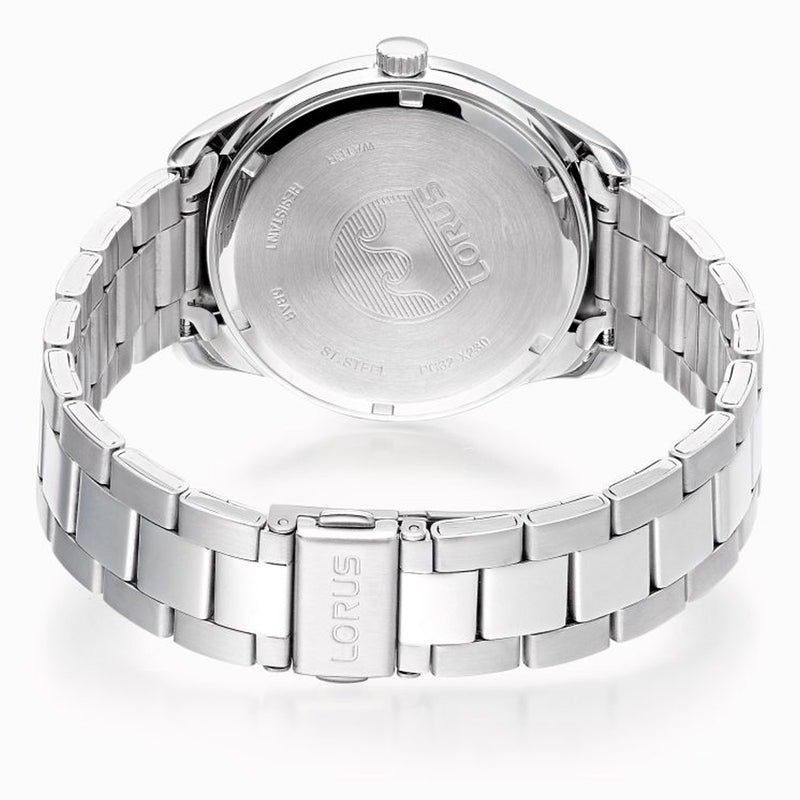 Lorus Gents Blue Dial Stainless Steel Bracelet Quartz Watch RH927RX9