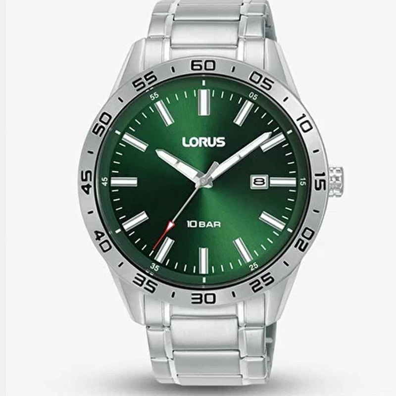 Lorus Gents Green Dial Sports Quartz Watch RH951QX9