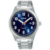 Lorus Gents Silver Tone Blue Dial Quartz Watch RH981RX9