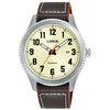 Lorus Gents Burnt Orange Strap Quartz Sports Watch RH987RX9