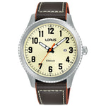 Lorus Gents Burnt Orange Strap Quartz Sports Watch RH987RX9