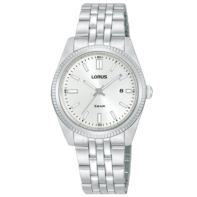 Lorus Ladies Silver Dial Stainless Steel Bracelet Watch RJ279BX9