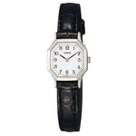 Lorus Ladies Octagonal Black Strap Quartz Watch RJ471BX9