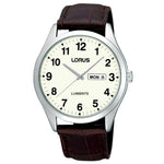 Lorus Gents Lumibrite Black Strap Quartz Watch RJ647AX9