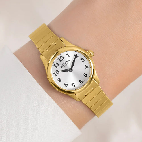 Rotary Ladies Gold Tone Heritage Altera Quartz Watch RLB05762/22