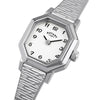Rotary Ladies Silver Tone Heritage Altera Octagonal Shaped Watch RLB10031/01