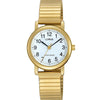 Lorus Ladies Gold Classic Quartz Expandable Bracelet Watch RRX04HX9